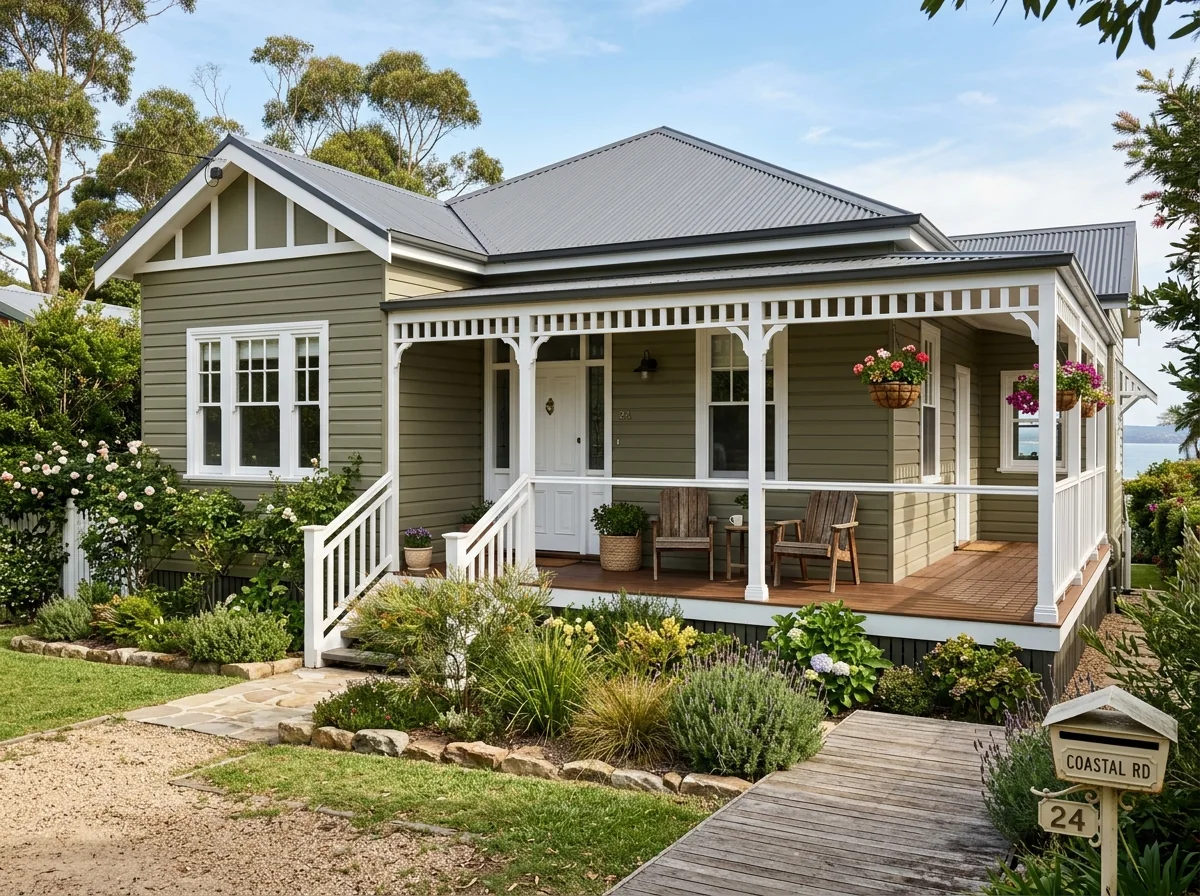 Exterior weatherboard painting in Melbourne